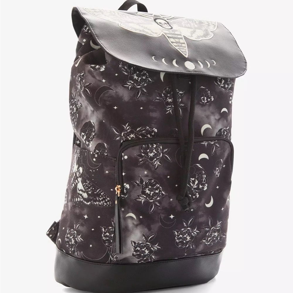 Death Moth Celestial Slouch Backpack Hot Topic - Picture 2 of 4